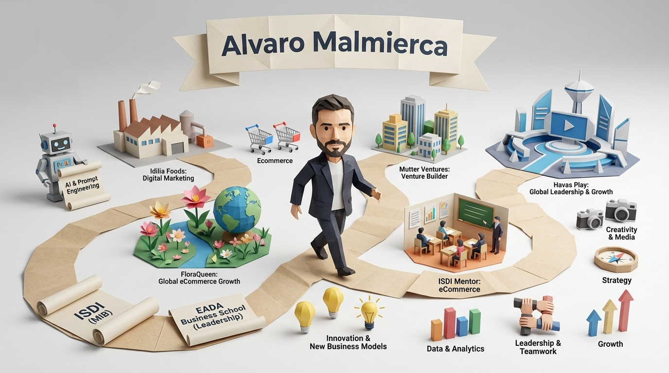 Career Infographic Álvaro Malmierca